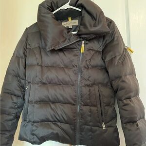 Marc‎ New York Black puffer Jacket with Yellow Details size extra small